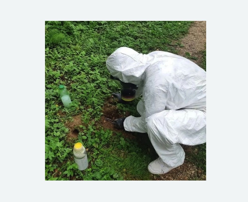 уничтожение кротов на участке в Суоярви